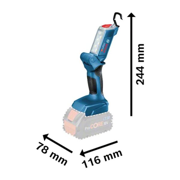 Bosch Cordless Jobsite Light Battery Lamp 18V GLI 18V-300