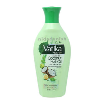 Vatika Hair Oil Coconut with Heena , Nourish & Strengthen Hair, Scalp for Healthy, Radiant Hair, 400ml (Set of 6)