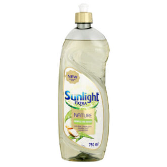 Sunlight Dishwashing Liquid 750ml Natural (Set of 5Pcs)