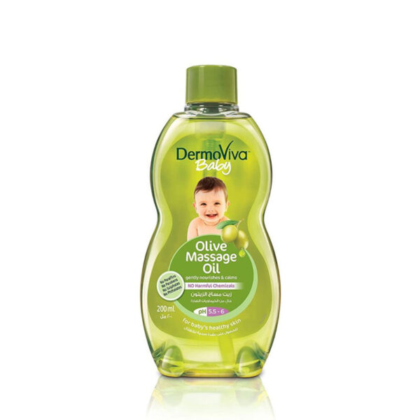 Dabur Dermoviva Baby Olive Massage Oil 200ml (Set of 6)