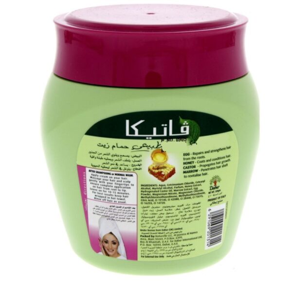 Vatika Hot Oil Treatment Hammam Zaith With Egg & Honey, Hot Oil Treatment For Intensive Nourishment 500gm Egg (Set of 3)