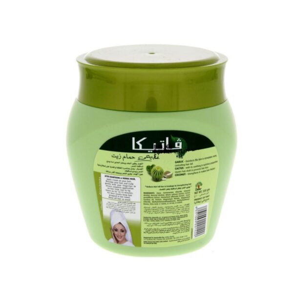 Vatika Hot Oil Treatment Hair Fall Control, Hammam Zaith With Cactus, for Breaking, Falling & Weak Hair, 500gm (Set of 3)