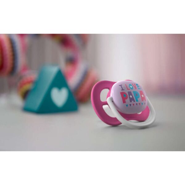 Philips Avent Soother Ultra Air Happy for Girl 6-18m 2's 080/04