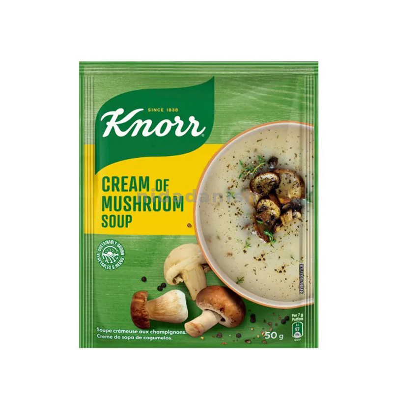 Knorr Packet Soup 50gm Cream Of Mushroom Set of 10