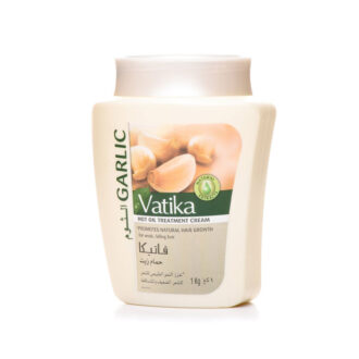 Dabur Vatika Naturals Hair Mask - Natural Solution for Deep Conditioning - Nourishing Hair Mask for Dry, Damaged Hair - Revitalize and Rejuvenate for Weak Breaking Hair - With Garlic Extracts 1KG Garlic (Set of 3)