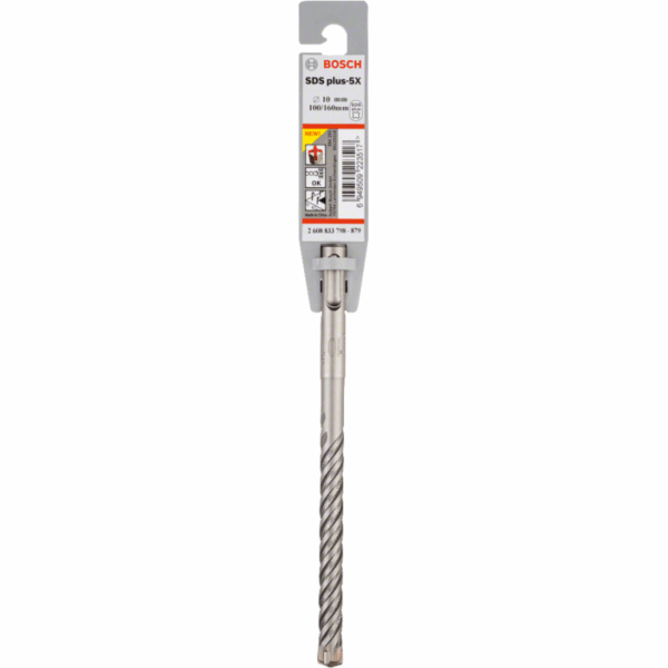 Bosch Sds-plus Hammer Drill Bit 5 x 10 x 100 x 160mm 2608833798