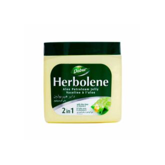 Dabur Herbolene Petroleum Jelly Enriched with Aloe Vera and Vitamin E for Dry and Rough Skin 225ml (Set of 3)