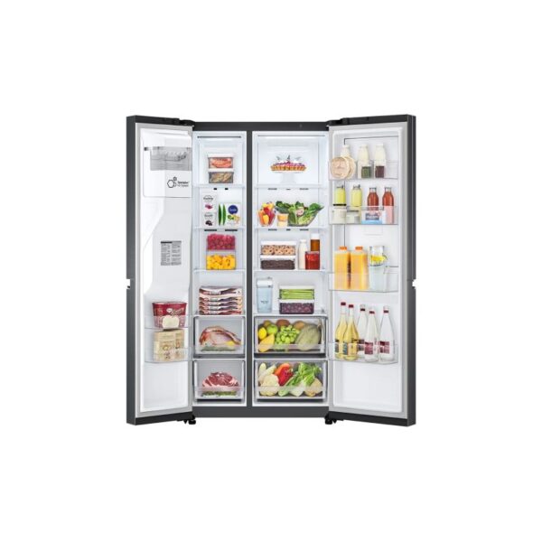 LG Refrigerator 635L Door in Door Black GC-J257SQRS