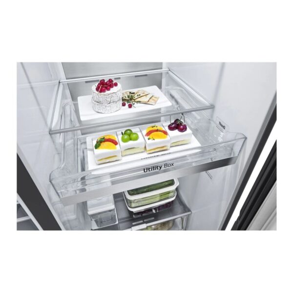 LG Refrigerator 635L InstaView Door-in-Door Black GC-X257CQES