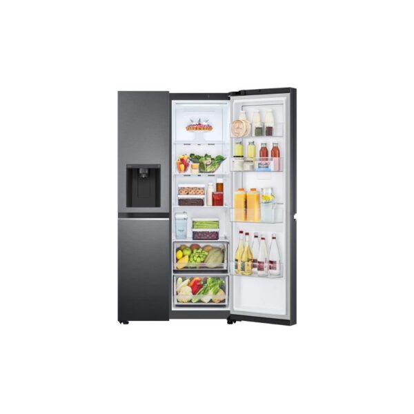 LG Refrigerator 635L Door in Door Black GC-J257SQRS