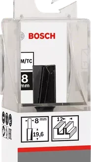 Bosch Straight Bit 8mm, 12 x 19.6 x 51mm 2608628385