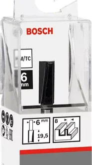 Bosch Straight Bit 6mm, 8 x 19.6 x 51mm 2608628441