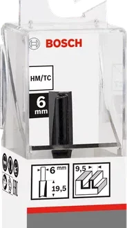 Bosch Straight Bit 6mm, 8 x 19.6 x 51mm 2608628442