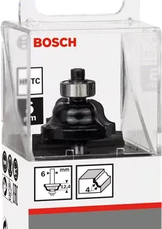 Bosch Edge Profiling Bit 6mm, 28.6 x 12.4 x 54mm 2608628454