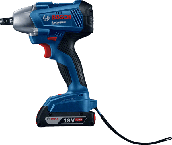 Bosch Cordless Impact Wrench Kit 18V GDS 250-LI