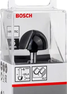 Bosch Core Box Bit 6mm, 25.4 x 15.6 x 49mm 2608628453