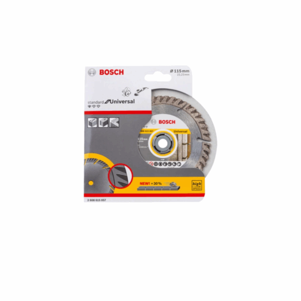 Bosch Diamond Cutting Disc Professional For Universal 115 x 22.23mm 2608615057