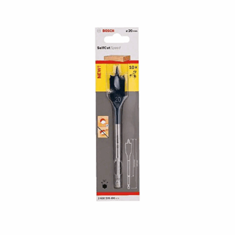 Bosch Self-Cut Speed Spade Bit Hexagon 20 x 152mm 2608595491