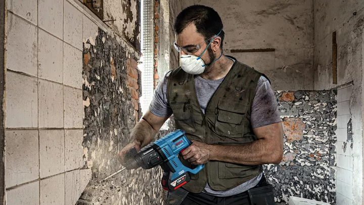 Bosch Cordless Rotary Hammer Battery Powered 18V GBH 180-LI