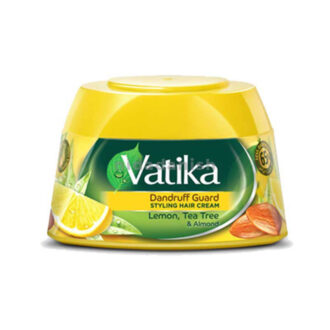 Vatika Hair Cream Dandruff Guard, Styling Hair Cream, 140ml (Set of 3)