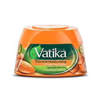 Vatika Hair Cream Extreme Moisturizing, Treated Hair, Scalp Hydrating Moisturizer, for Men and Women with All Hair Types 140ml (Set of 3)
