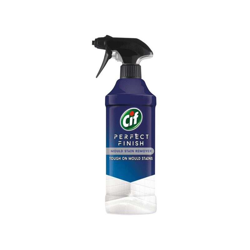 Cif Spray Mould Stain Remover for Bath Tubs, Toilets, Showers, Tiled Walls and Grout, Leaving Your Surfaces Their Beautiful Best 435ml CIFSMSR