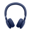 JBL Bluetooth Headphones Rue Adoptive Noise Cancelling Blue Handsfree Call, Multi-Point Connections, 65 hrs Battery Life, Alexa / Hey Google Search, Detachable Audio Cable LIVE 670NC BK
