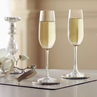 Ocean Wine Glass 2pcs Madison Flute Champagne 210ml Fine Rim Stemware 3015F0702G0002