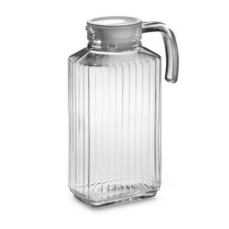 Luminarc Jug Quadro Fridge 1.7L With White Lid V3617/V4069 2 Luminarc Jug Quadro Fridge 1.7L With White Lid V3617/V4069
