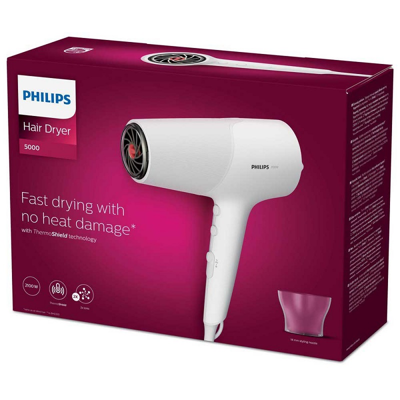 Philips Hair Dryer 2100W 6 Heat/Speed Settings Bhd500 9 Philips Hair Dryer 2100W 6 Heat/Speed Settings Bhd500