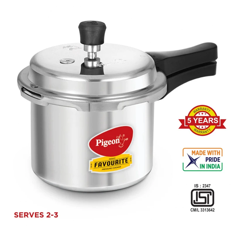 Pigeon Pressure Cooker 10L Deluxe Outer Lid Aluminium Sap 105 - Ergonomic Sturdy Handle Thermal Efficiency Special Alloy Safety Plug 7 Pigeon Pressure Cooker 10L Deluxe Outer Lid Aluminium Sap 105 - Ergonomic Sturdy Handle Thermal Efficiency Special Alloy Safety Plug