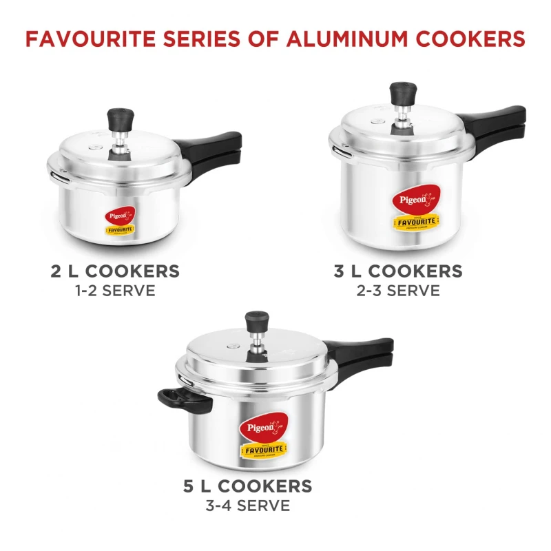 Pigeon Pressure Cooker 10L Deluxe Outer Lid Aluminium Sap 105 - Ergonomic Sturdy Handle Thermal Efficiency Special Alloy Safety Plug 3 Pigeon Pressure Cooker 10L Deluxe Outer Lid Aluminium Sap 105 - Ergonomic Sturdy Handle Thermal Efficiency Special Alloy Safety Plug