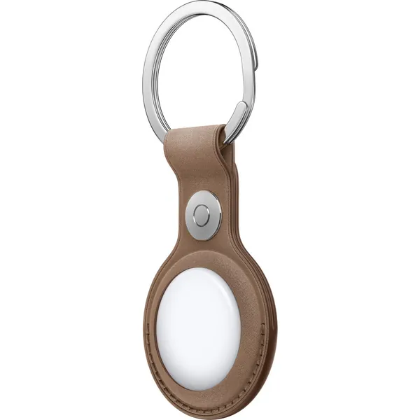 Apple Airtag Finewoven Key Ring Taupe 3 Apple Airtag Finewoven Key Ring Taupe