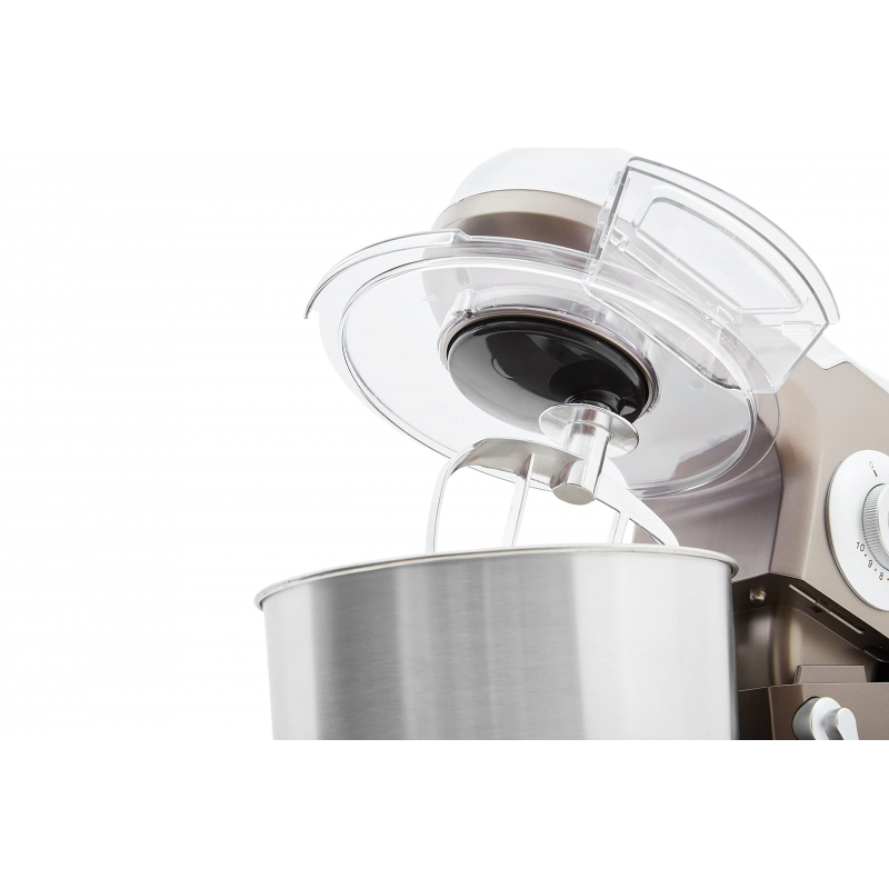 Nikai Kitchen Machine 6.5L Steel Bowl With Cover 1200W Nsm650A Stainless Steel Bowl With Cover Metal Gear 3 Blades Whisk, Dough Hook &Amp; Beater 10 Speed With Pulse 6 Nikai Kitchen Machine 6.5L Steel Bowl With Cover 1200W Nsm650A Stainless Steel Bowl With Cover Metal Gear 3 Blades Whisk, Dough Hook &Amp; Beater 10 Speed With Pulse