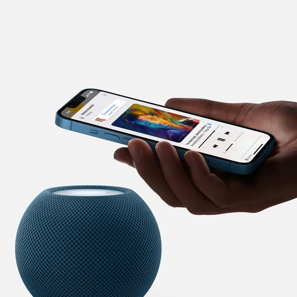 Apple Homepod Mini Blue 4 Apple Homepod Mini Blue