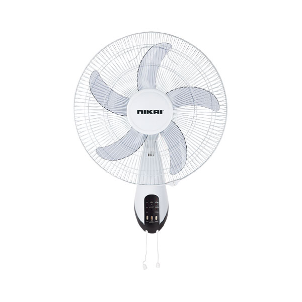 Nikai Wall Fan 16 Inch 5 Blades 3 Speeds 45W Nwf1636Rt1 T Class Copper Motor 120 Grill 5 As Knife Blades With Remote Control 1 Nikai Wall Fan 16 Inch 5 Blades 3 Speeds 45W Nwf1636Rt1 T Class Copper Motor 120 Grill 5 As Knife Blades With Remote Control