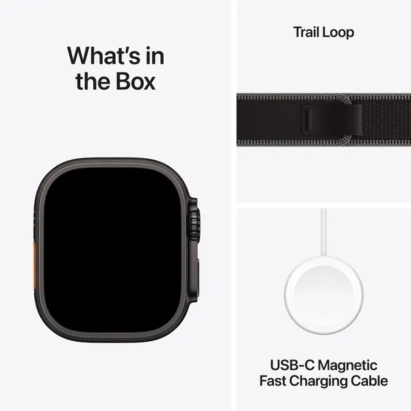 Apple Watch Ultra 3 49Mm Black Titanium Case Gps + Cellular Trail Loop 9 Apple Watch Ultra 3 49Mm Black Titanium Case Gps + Cellular Trail Loop