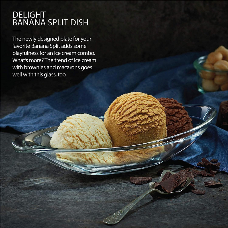 Ocean Ice Cream Bowl 6Pcs Banana Split Dish 1P02616 5 Ocean Ice Cream Bowl 6Pcs Banana Split Dish 1P02616