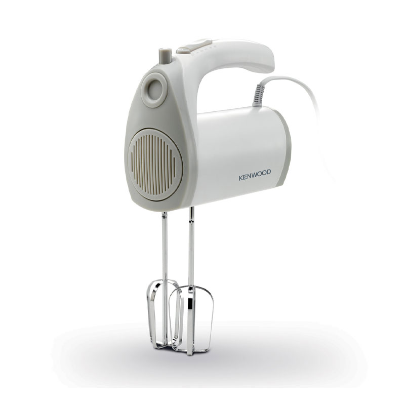 Kenwood Hand Mixer (Electric Whisk) 300W With 5 Speeds + Turbo Button, Twin Stainless Steel Kneader And Beater For Mixing, Whipping, Whisking, Kneading Hmp20.000Wh 3 Kenwood Hand Mixer (Electric Whisk) 300W With 5 Speeds + Turbo Button, Twin Stainless Steel Kneader And Beater For Mixing, Whipping, Whisking, Kneading Hmp20.000Wh