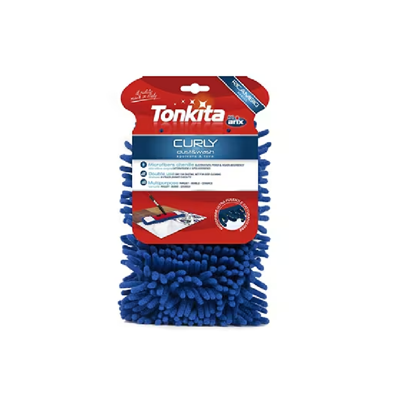 Tonkita Curly Dust &Amp; Wash Flat Mop Refill, Deep Removal Of Dirt, Stains Or Spills From Parquet, Marble, Laminate, Wooden And Tiled Flooring Tk790R Pack Of 2 1 Tonkita Curly Dust &Amp; Wash Flat Mop Refill, Deep Removal Of Dirt, Stains Or Spills From Parquet, Marble, Laminate, Wooden And Tiled Flooring Tk790R Pack Of 2