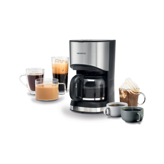 Kenwood Coffee Maker 6 Cup Coffee Maker for Drip Coffee and Americano 900W 40 Min Auto Shut Off, Reusable Filter, Anti Drip Feature, Warming Plate and Easy to Clean CMM05.000BM