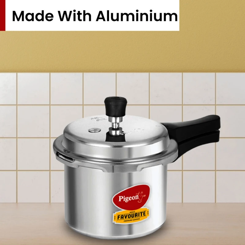 Pigeon Pressure Cooker 10L Deluxe Outer Lid Aluminium Sap 105 - Ergonomic Sturdy Handle Thermal Efficiency Special Alloy Safety Plug 13 Pigeon Pressure Cooker 10L Deluxe Outer Lid Aluminium Sap 105 - Ergonomic Sturdy Handle Thermal Efficiency Special Alloy Safety Plug