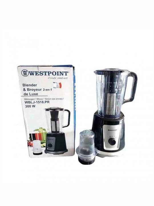 Westpoint Foodmill Blender 1.5L 300W With Grinder &Amp; Filter Wblj-1518 2 Westpoint Foodmill Blender 1.5L 300W With Grinder &Amp; Filter Wblj-1518