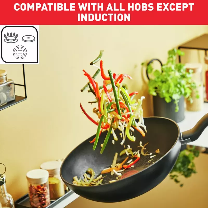 Tefal Super Cook Frypan 28Cm Non Electric B4590684 Aluminium Material Heat Indicator Thermo Signal Powerglide Coating 7 Tefal Super Cook Frypan 28Cm Non Electric B4590684 Aluminium Material Heat Indicator Thermo Signal Powerglide Coating