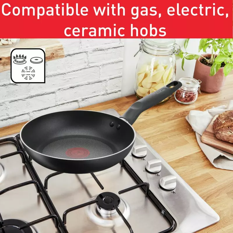 Tefal Super Cook Frypan 28Cm Non Electric B4590684 Aluminium Material Heat Indicator Thermo Signal Powerglide Coating 5 Tefal Super Cook Frypan 28Cm Non Electric B4590684 Aluminium Material Heat Indicator Thermo Signal Powerglide Coating