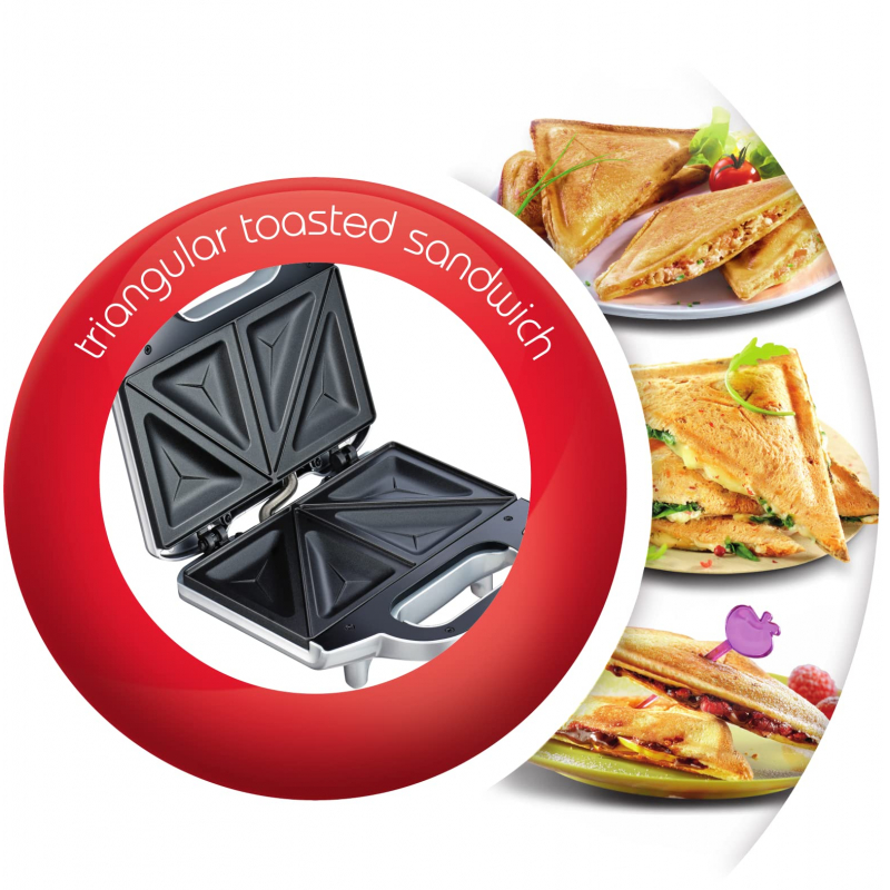 Moulinex Sandwich Maker 700W Sm154042 4 Moulinex Sandwich Maker 700W Sm154042