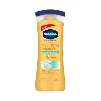 Vaseline Nourishing Body Lotion Argan Oil 400ml (Pack of 3pcs)