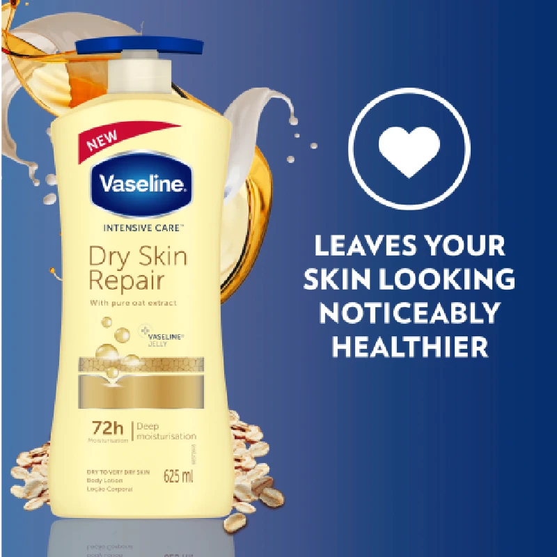 Vaseline Intensive Care Body Lotion Dry Skin Repair 625Ml 7 Vaseline Intensive Care Body Lotion Dry Skin Repair 625Ml - Set Of 3 Pcs