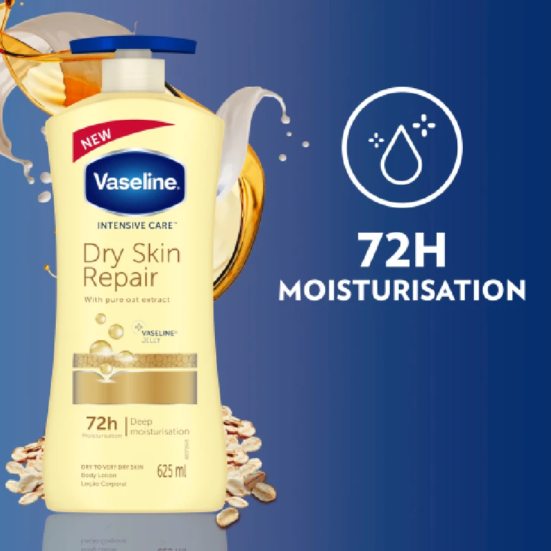Vaseline Intensive Care Body Lotion Dry Skin Repair 625Ml 6 Vaseline Intensive Care Body Lotion Dry Skin Repair 625Ml - Set Of 3 Pcs