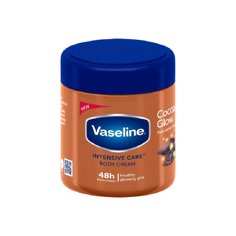 Vaseline Moisturizing Body Cream Cocoa Glow 400Ml 3 Vaseline Moisturizing Body Cream Cocoa Glow 400Ml - Set Of 3 Pcs